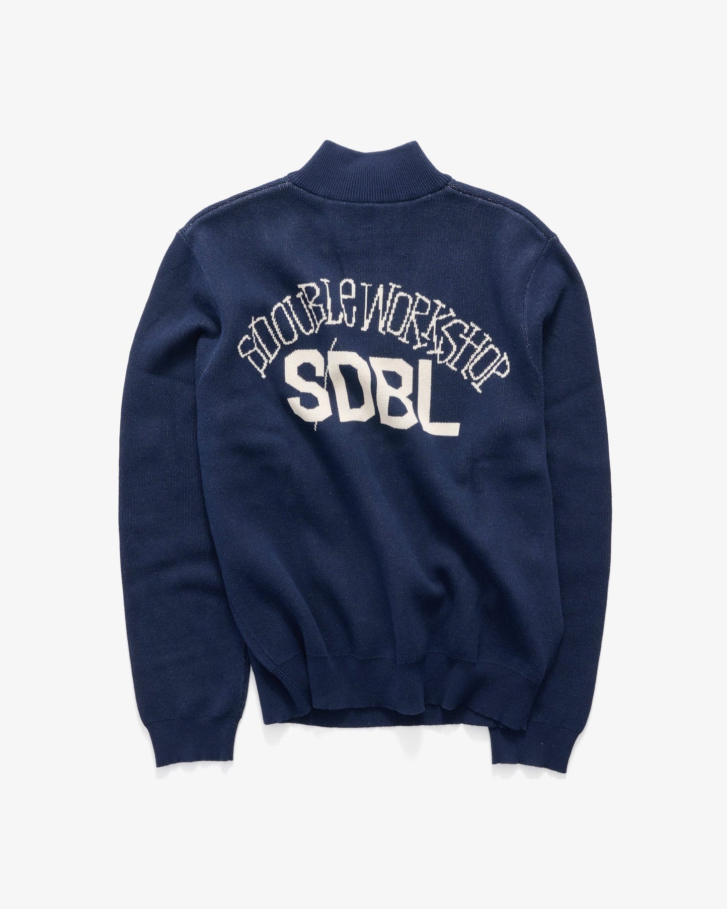 SSA-S (S/Double team knit quarter-zip navy) 7267391