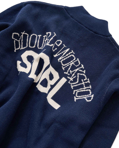 SSA-S (S/Double team knit quarter-zip navy) 7267391