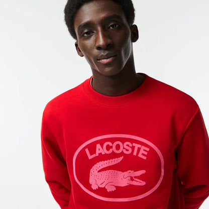 LCA-S18 (Lacoste originals relax fit sweatshirt red) 424912826