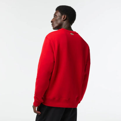 LCA-S18 (Lacoste originals relax fit sweatshirt red) 424912826