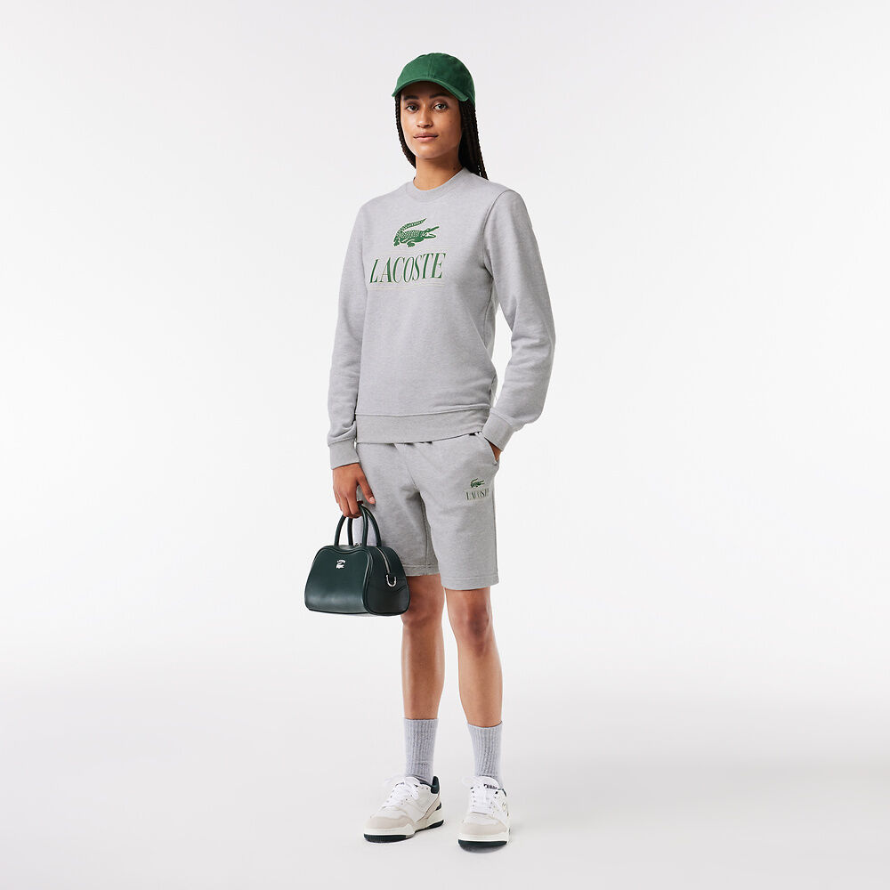 LCA-W18 (Lacoste core graphic big logo crewneck sweatshirt) 424913043