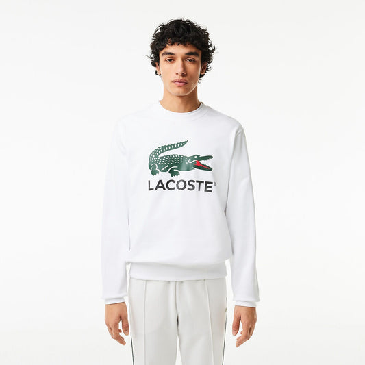 LCA-T20 (Lacoste core originals nb crewneck sweatshirt white) 1124913478