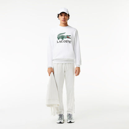 LCA-T20 (Lacoste core originals nb crewneck sweatshirt white) 1124913478