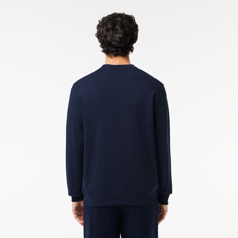 LCA-U20 (Lacoste core originals nb crewneck sweatshirt navy) 1124913478