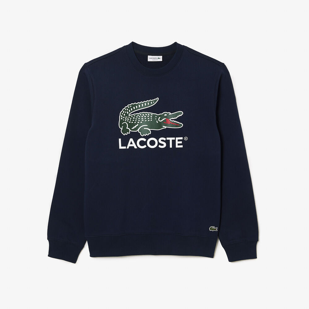 LCA-U20 (Lacoste core originals nb crewneck sweatshirt navy) 1124913478