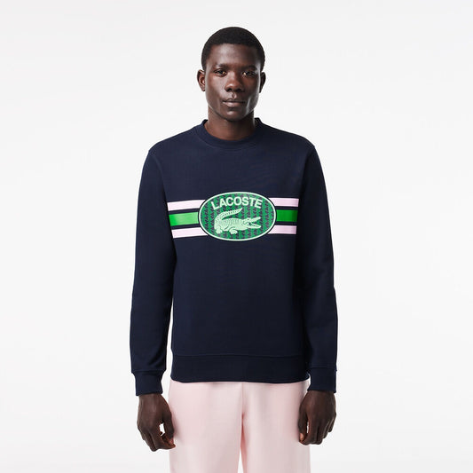 LCA-V20 (Lacoste core originals monogram logo sweatshirt) 1124913913