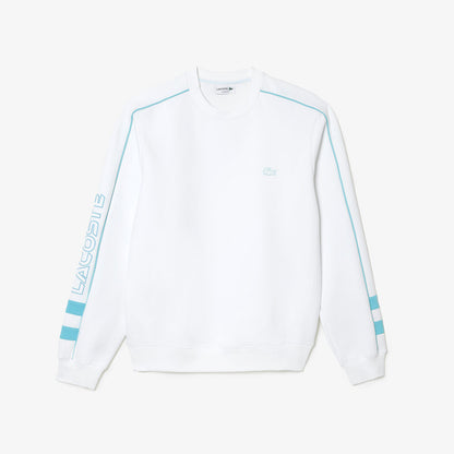 LCA-T21 (Lacoste transitional active embroidered logo sweatshirt white/blue) 125913478