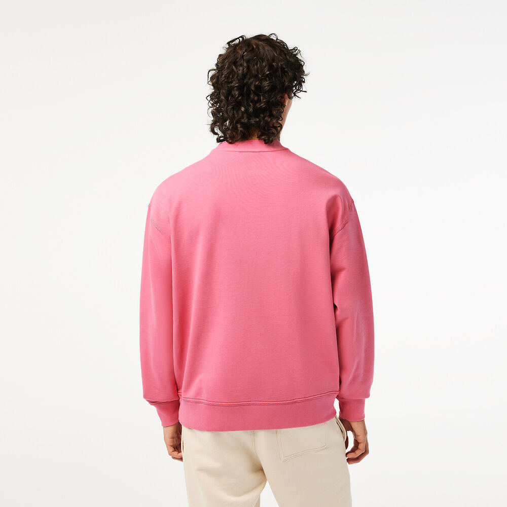 LCA-I18 (Lacoste summer pack loose fit vintage print sweatshirt reseda pink) 1123912391