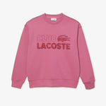 LCA-I18 (Lacoste summer pack loose fit vintage print sweatshirt reseda pink) 1123912391