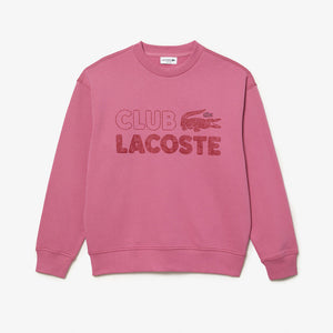 LCA-I18 (Lacoste summer pack loose fit vintage print sweatshirt reseda pink) 1123912391