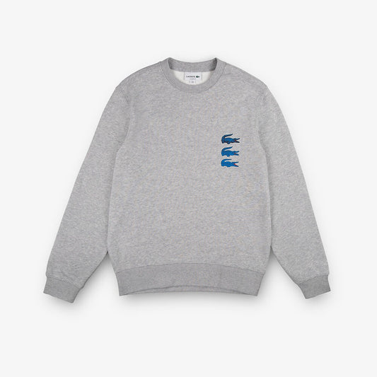 LCA-W21 (Lacoste holiday icons sweatshirt silver chine) 125914348