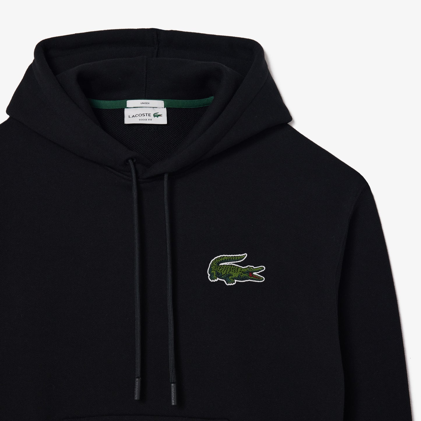 LCA-A19 (Lacoste originals loose fit hoodie black) 424913478