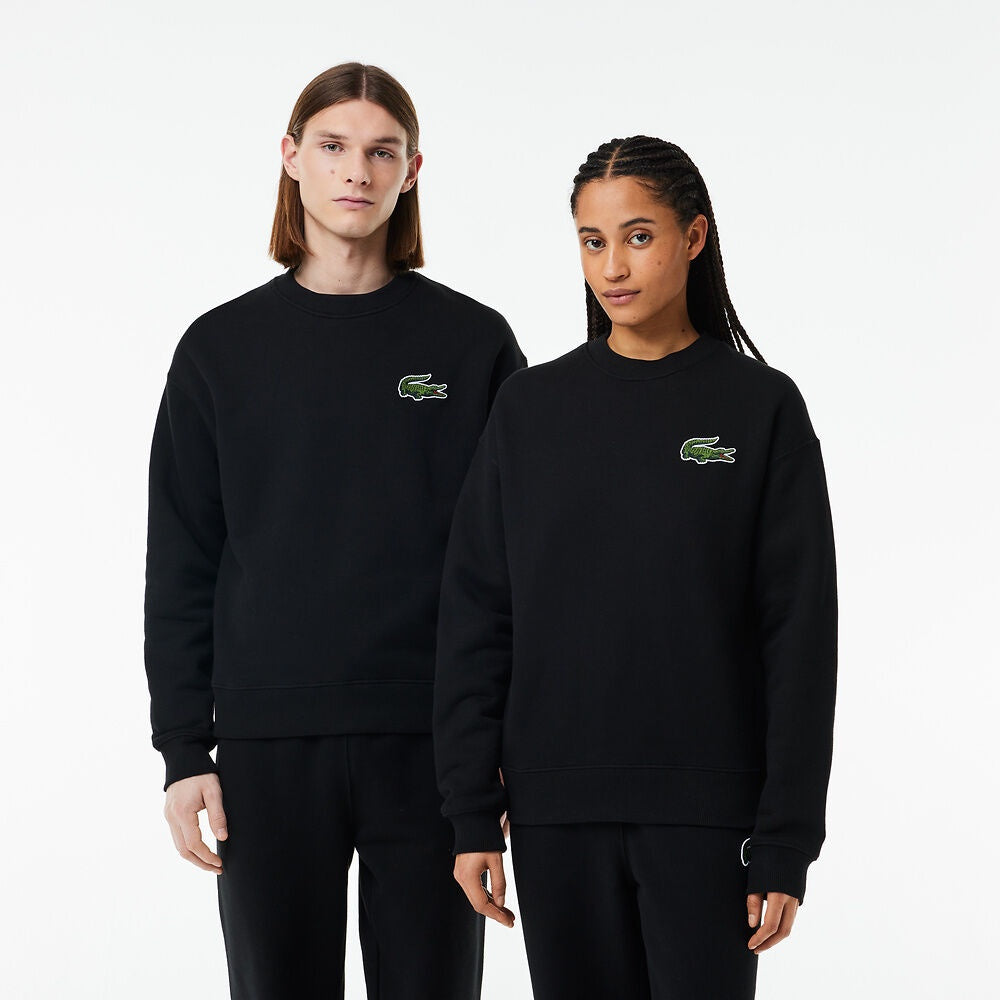 LCA-W20 (Lacoste originals loose fit sweatshirt black) 1124910870