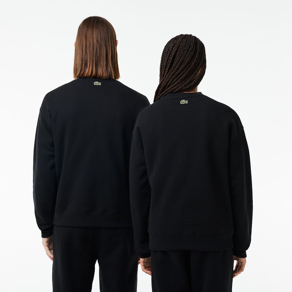 LCA-W20 (Lacoste originals loose fit sweatshirt black) 1124910870