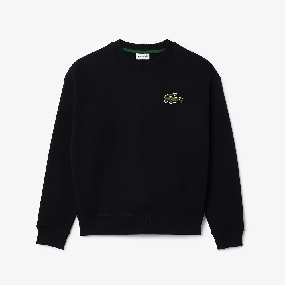 LCA-W20 (Lacoste originals loose fit sweatshirt black) 1124910870