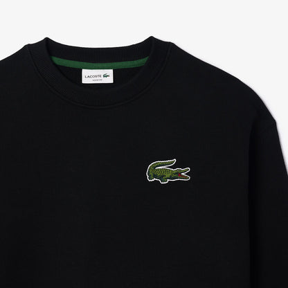 LCA-W20 (Lacoste originals loose fit sweatshirt black) 1124910870