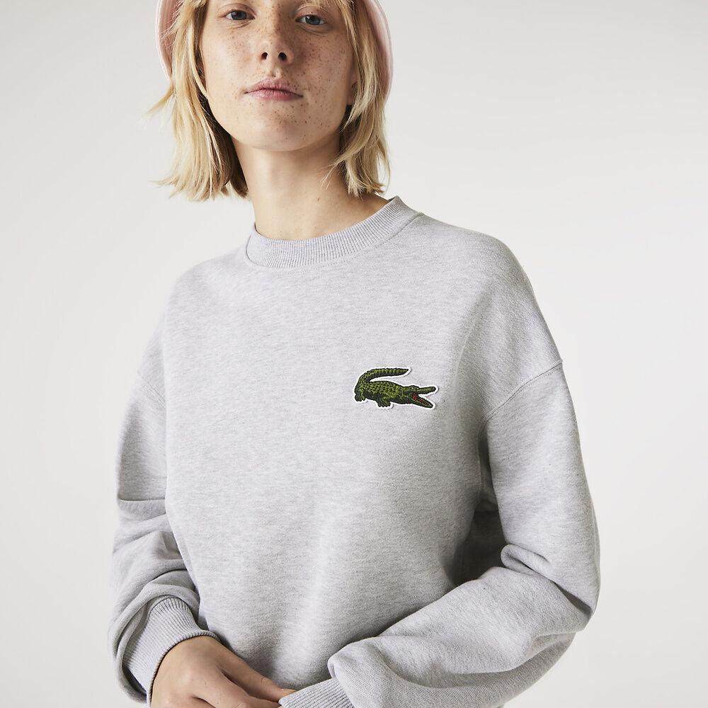 LCA-X20 (Lacoste originals loose fit sweatshirt silver chine) 1124913043