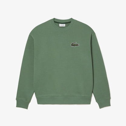 LCA-N17 (Lacoste originals unisex loose fit crocodile badge sweatshirt ash tree) 723911522 LACOSTE