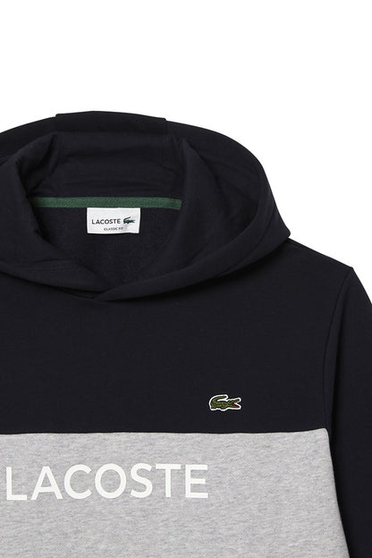 LCA-R16 (Lacoste colour block logo hoodie abysm) 623910870