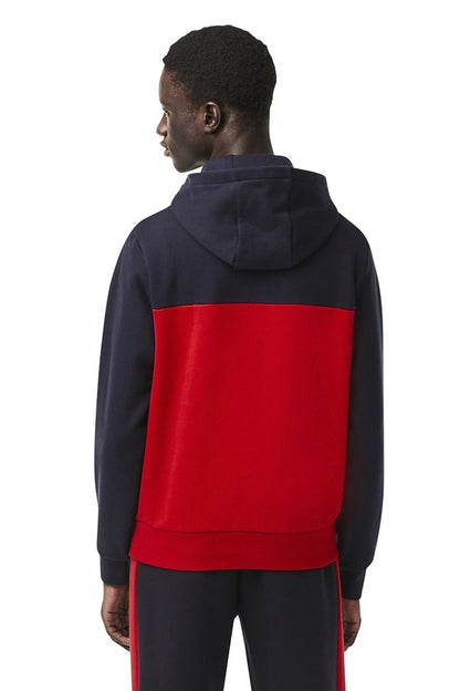 LCA-S16 (Lacoste colour block logo hoodie abysm) 623910870