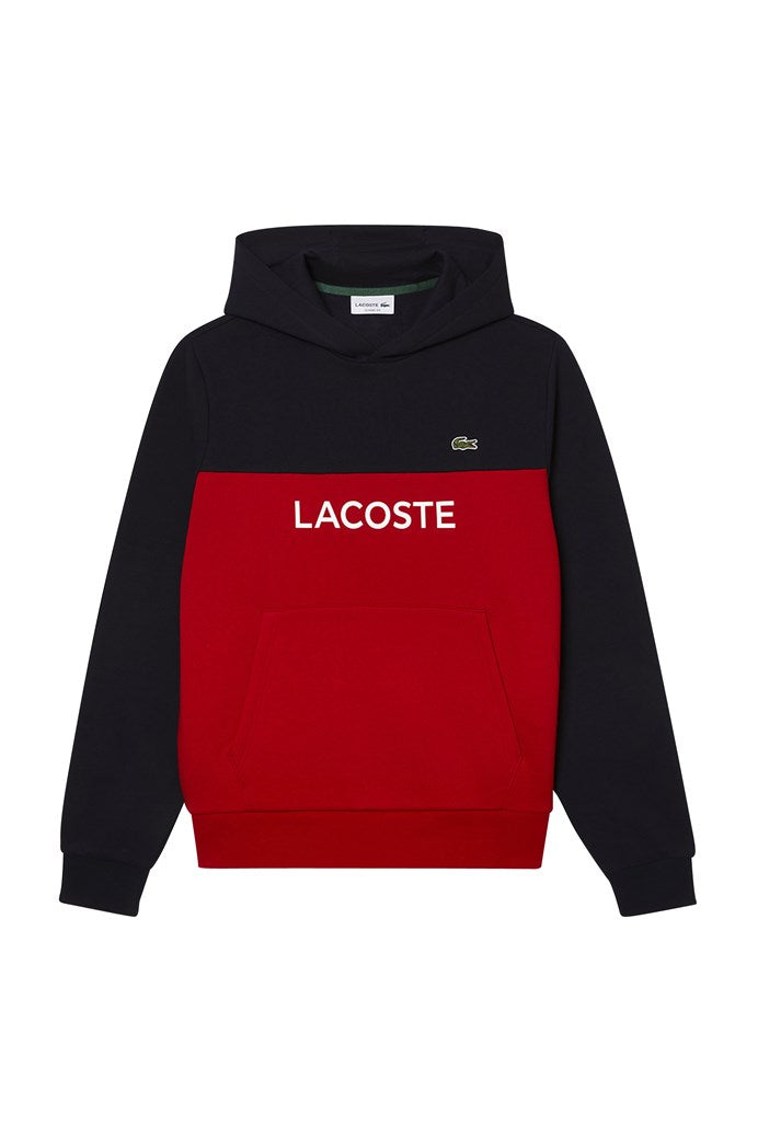 LCA-S16 (Lacoste colour block logo hoodie abysm) 623910870
