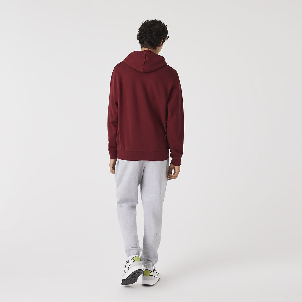 LCA-N15 (Lacoste soft branding hoodie cranberry) 223910870 LACOSTE