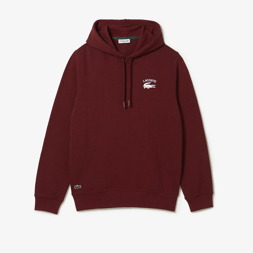 LCA-N15 (Lacoste soft branding hoodie cranberry) 223910870 LACOSTE