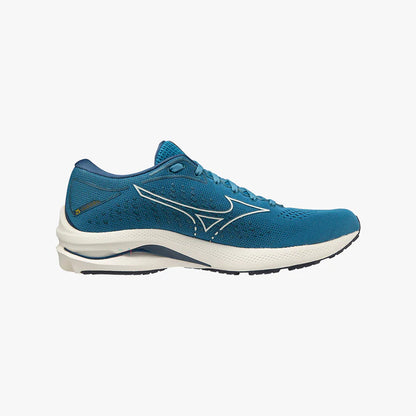 M-E (Mizuno wave rider 25 faience/snow white/saffron) 82396500 MIZUNO