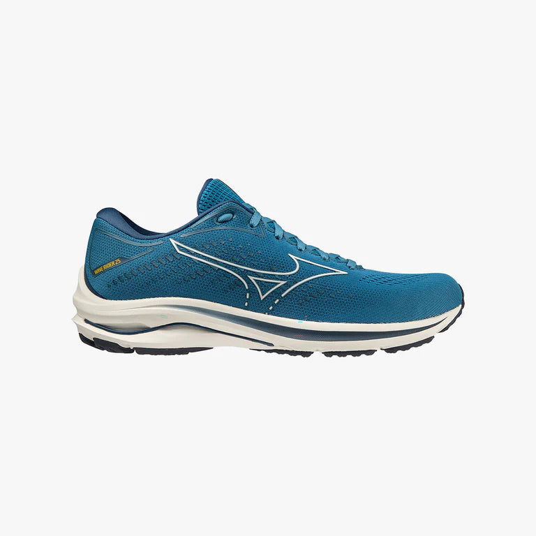 M-E (Mizuno wave rider 25 faience/snow white/saffron) 82396500 MIZUNO