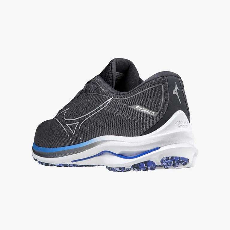 M-F (Mizuno wave rider 25 obsidian/violet blue) 82396500 MIZUNO