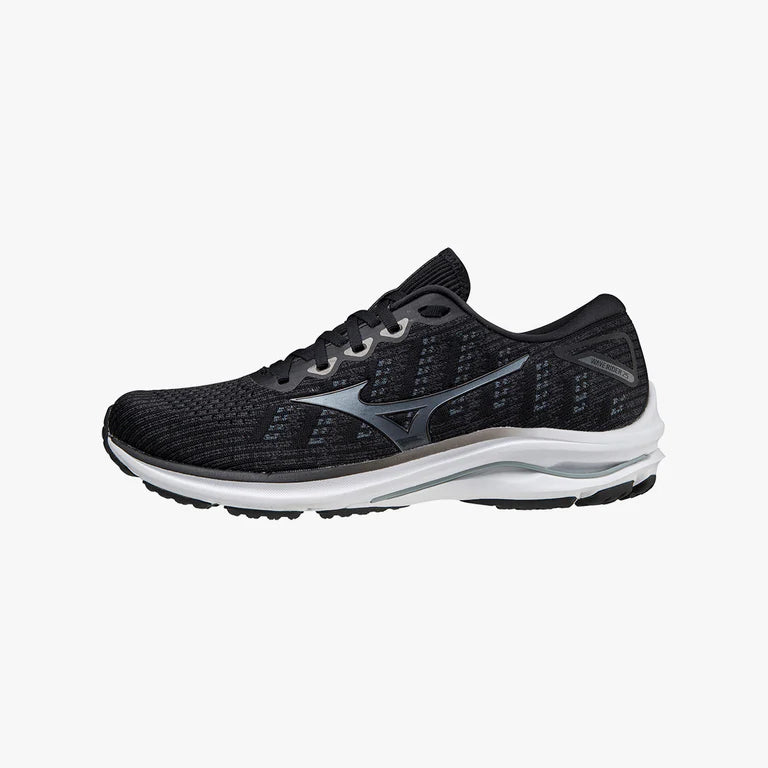 M-I (Mizuno wave rider 25 waveknit obsidian/quarry) 82396500 MIZUNO