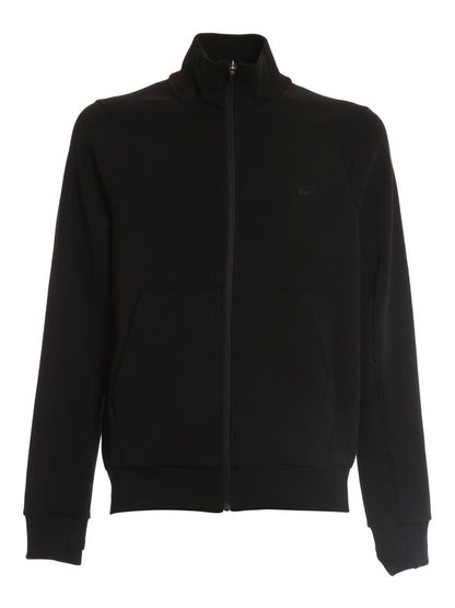 LCA-U22 (Lacoste active double face high neck track  jacket black) 725910761