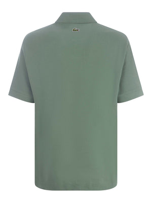 LCA-C17 (Lacoste essentials loose fit polo green piqu) 72399565 LACOSTE