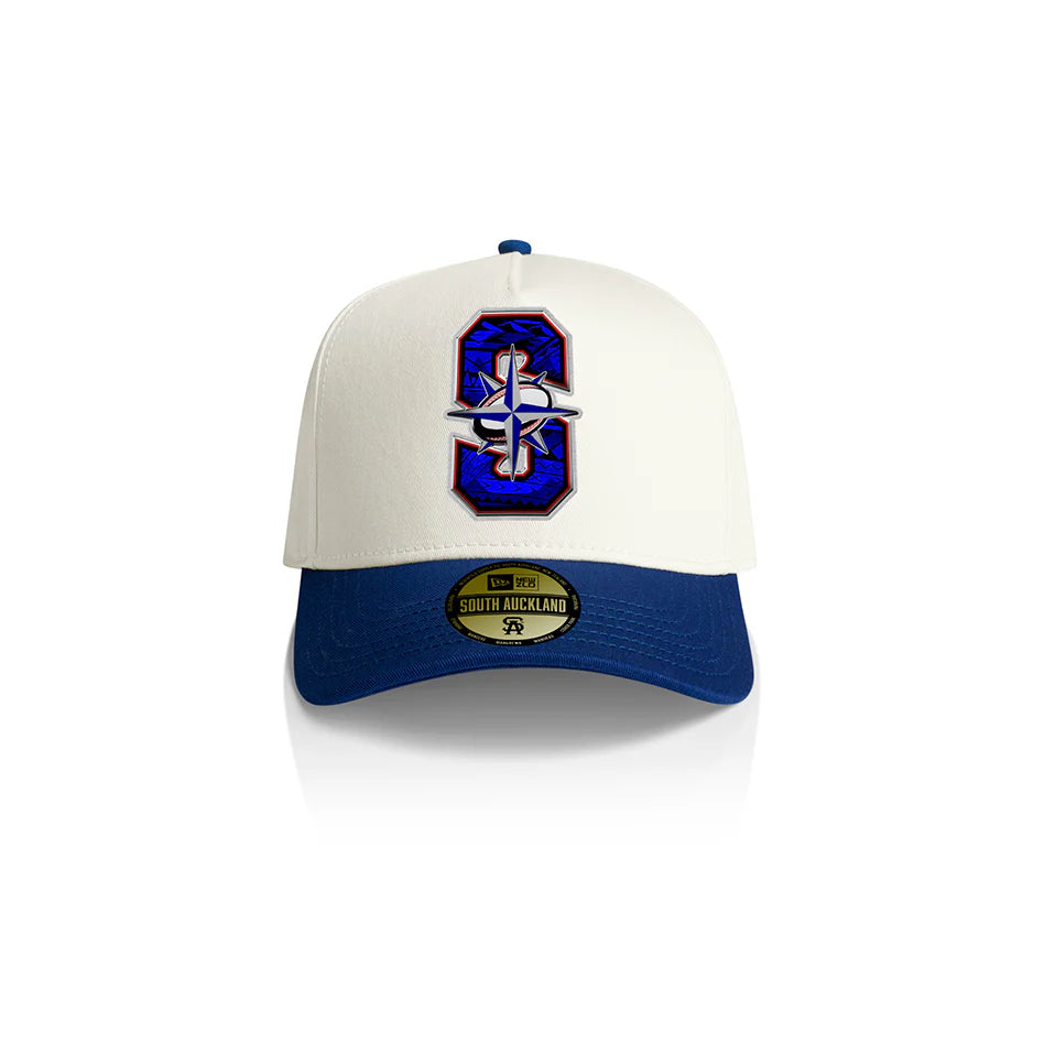 CTZ-A1 (Neverfold samoa S gang A frame cap 2-tone royal/white snapback osfm)