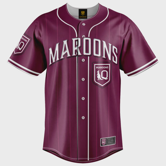 ABA-A (Ashtabula queensland maroons slugger baseball shirt) 32693862