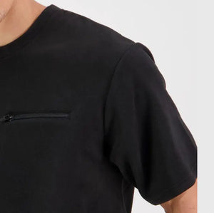 SNA-B (Swanndri catlins fleece t-shirt black) 82392857 SWANNDRI