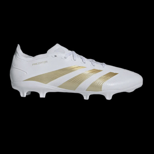 A-S69 (Adidas predator league firm ground boots white/gold metallic/sandy beige) 72497165