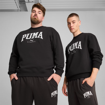 PA-A11 (Puma squad fleece crew black/white) 72494500