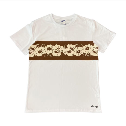 XLA-I (X-Large aloho panelled short sleeve tee white) 92291522