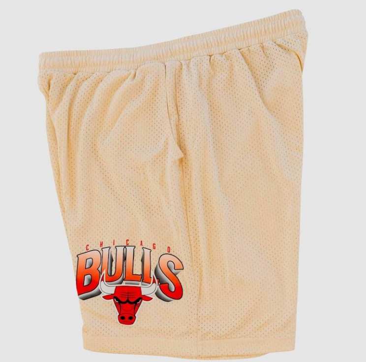 NBAA-K3 (Nba essentials newark mesh short bulls light oat) 112392826