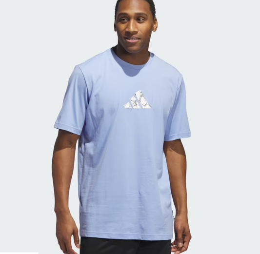 AA-Q25 (Adidas donovan mitchell foundation tee blue spark/white) 82492815