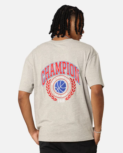 CA-X12 (Champion heritage field basketball short sleeve tee oxford heather) 32493260