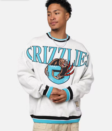 MNA-H35 (Mitchell and ness shooting crew grizzlies silver marle) 22496956