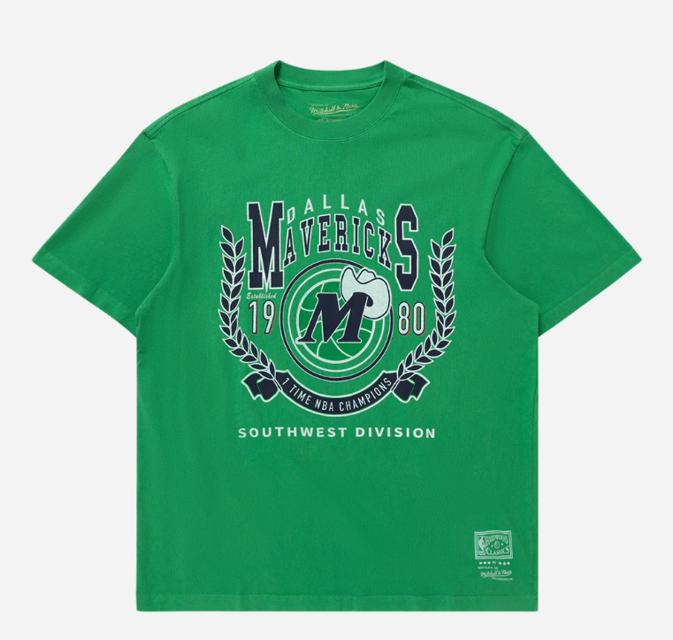 MNA-C32 (Mitchell and ness arch tee mavericks faded green) 112393477