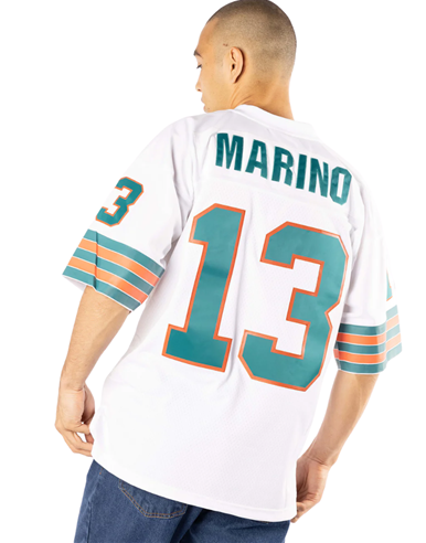 MNA-I35 (Mitchell and ness legend jersey dolphins marino 84 road white) 224910434