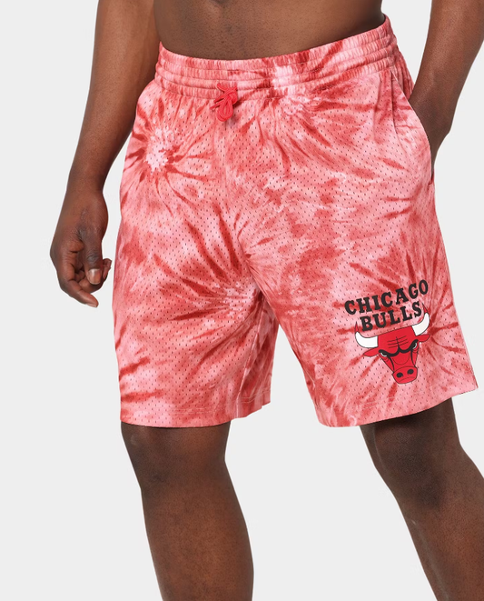 MNA-B29 (Mitchell and ness sublimated mesh shorts bulls red) 62393652