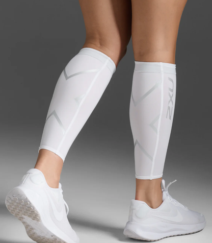 2XUA-T (2XU compression calf guards white/white) 102493500