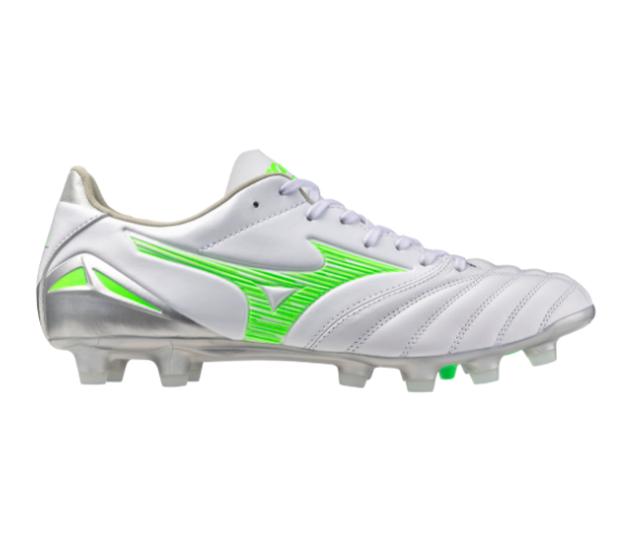 M-U (Mizuno morelia neo IV pro firm ground boot white/green gecko)1124911269