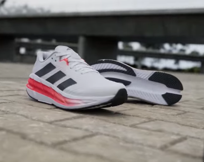 A-K70 (Adidas adistar 3 shoes white/black/solar red) 125910580