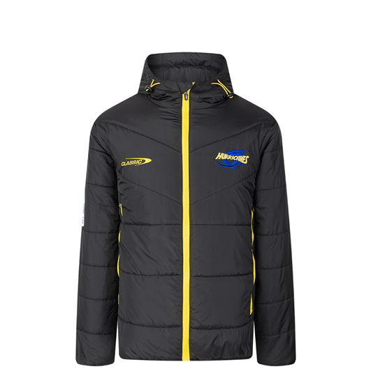 CS-K2 (Classic hurricanes mens puffer jacket black/yellow) 12597000